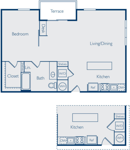 A1E White Buffalo Floor Plan