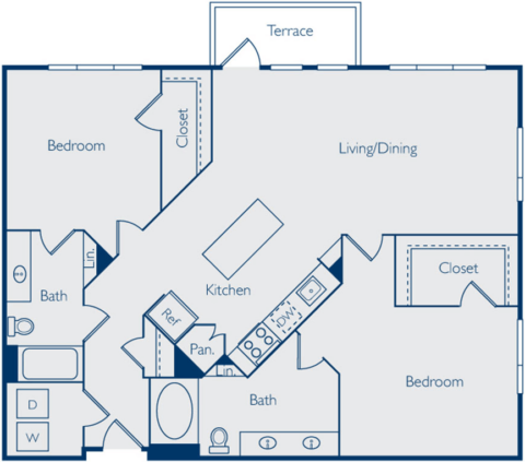 B2G Lancaster Floor Plan